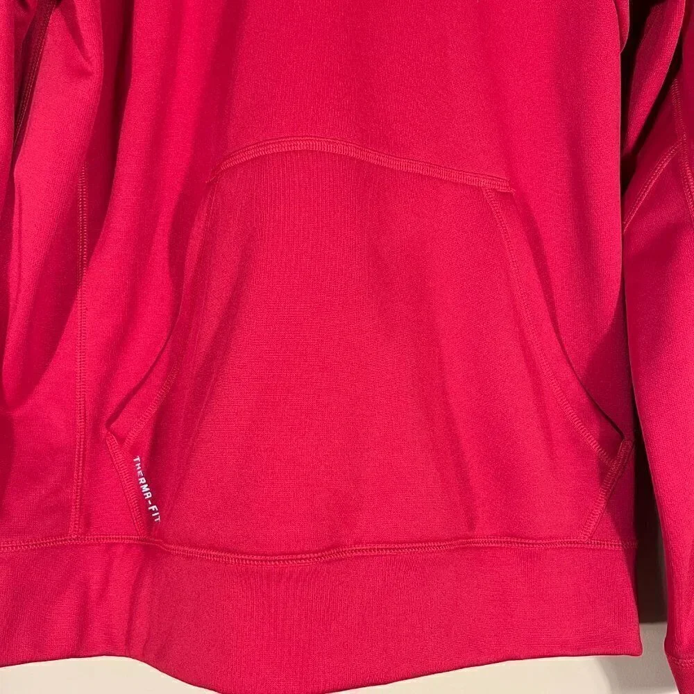 Nike Therma - Fit Mens Hoodie Red Pullover Sweatshirt